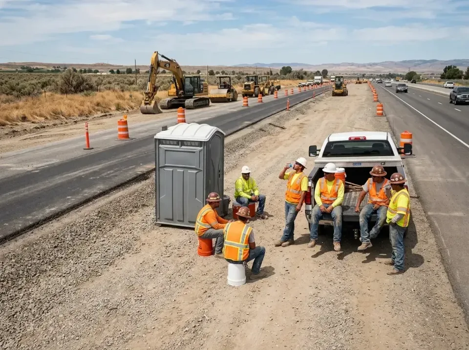 highway-road-construction-crew-007 — frequently asked questions, Porta Potty and Restroom Rentals in Baldwin City, KS